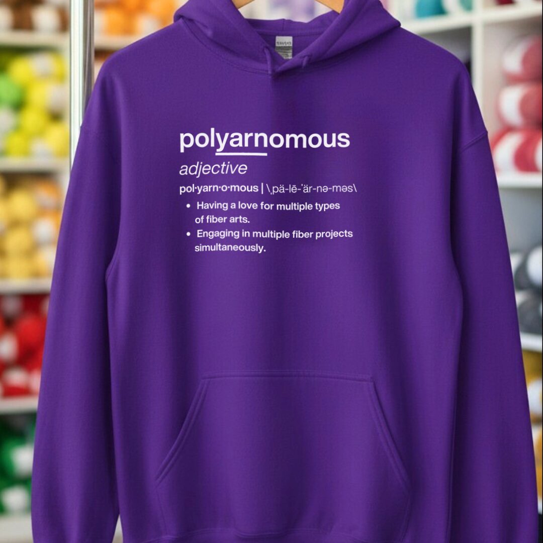 Polyarnomous Hoodie Purple t-shirt