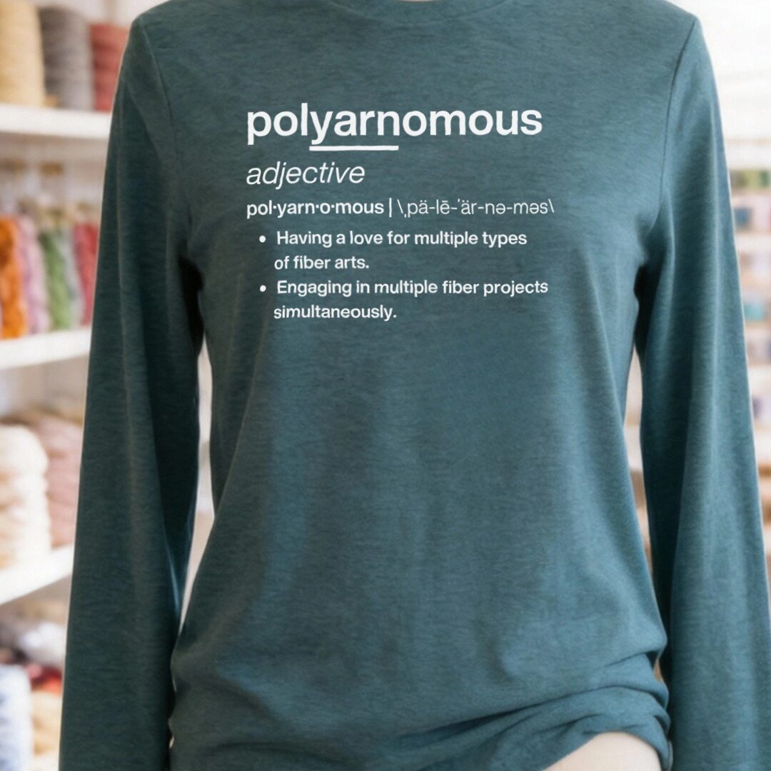 Polyarnomous Long Sleeve Tee Teal Blue t-shirt