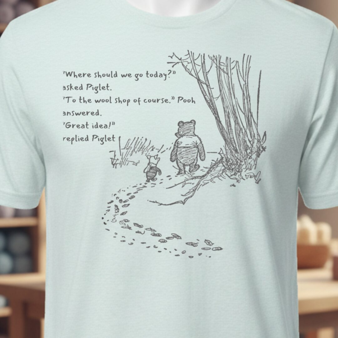 Pooh and Piglet T-Shirt Ice Blue t-shirt