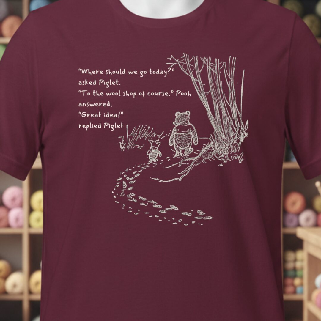 Pooh and Piglet T-Shirt Maroon t-shirt