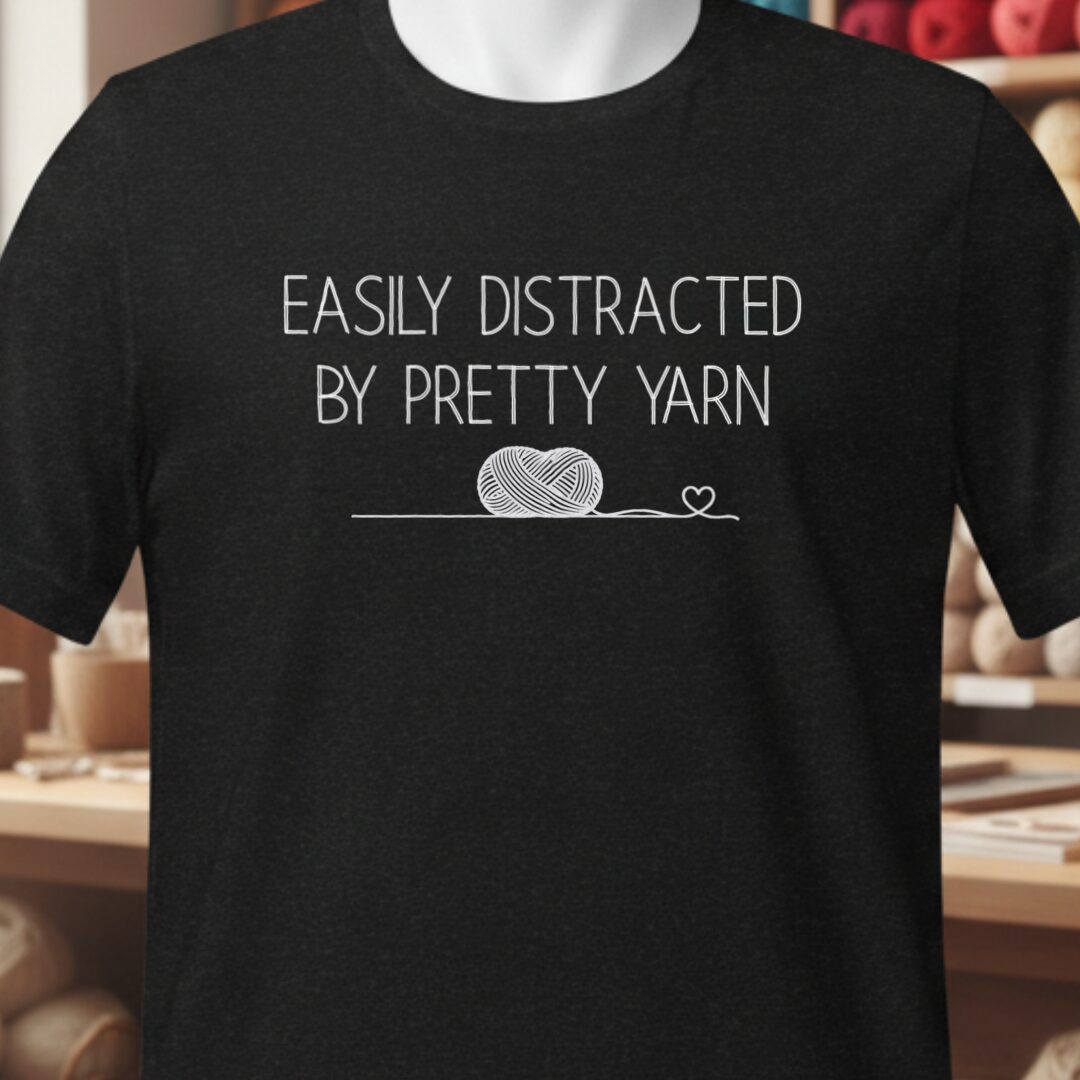 Pretty Yarn T-Shirt Black t-shirt