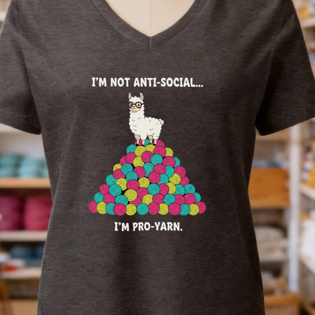 Pro Yarn V-Neck T-Shirt Dark Grey t-shirt