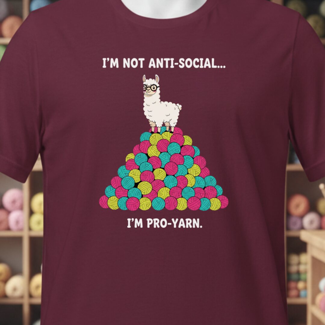 Pro Yarn T-Shirt Maroon t-shirt