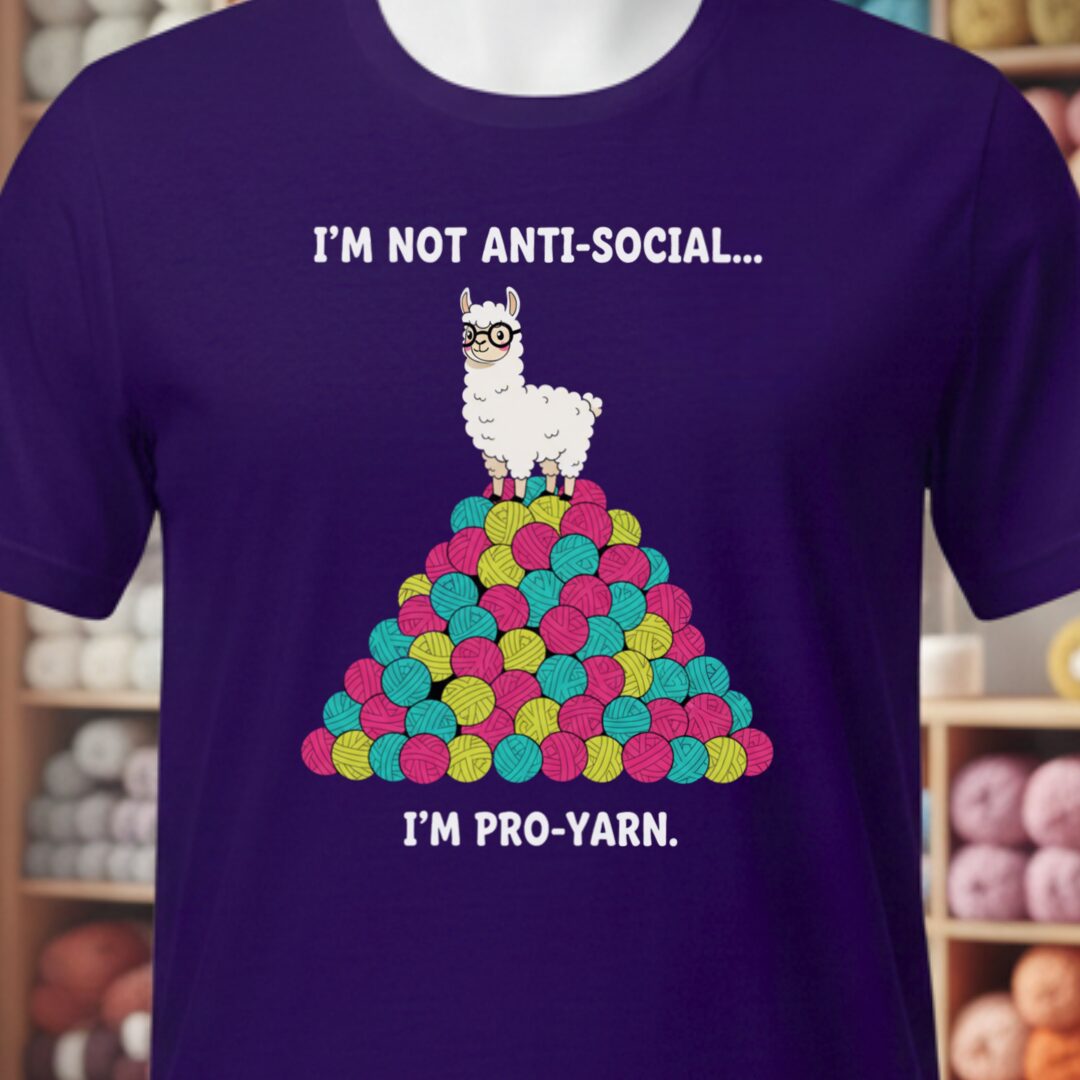Pro Yarn T-Shirt Purple t-shirt