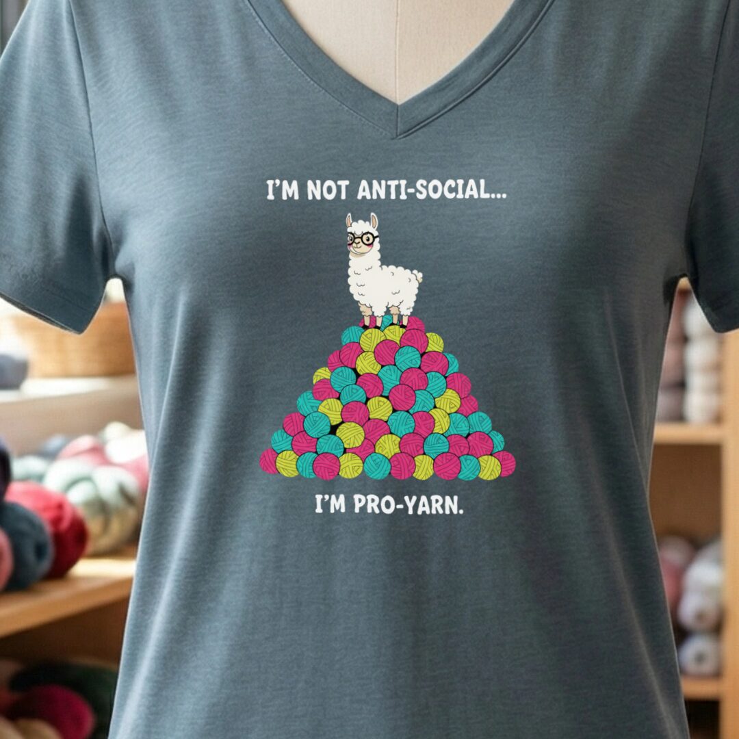 Pro Yarn V-Neck T-Shirt Slate t-shirt