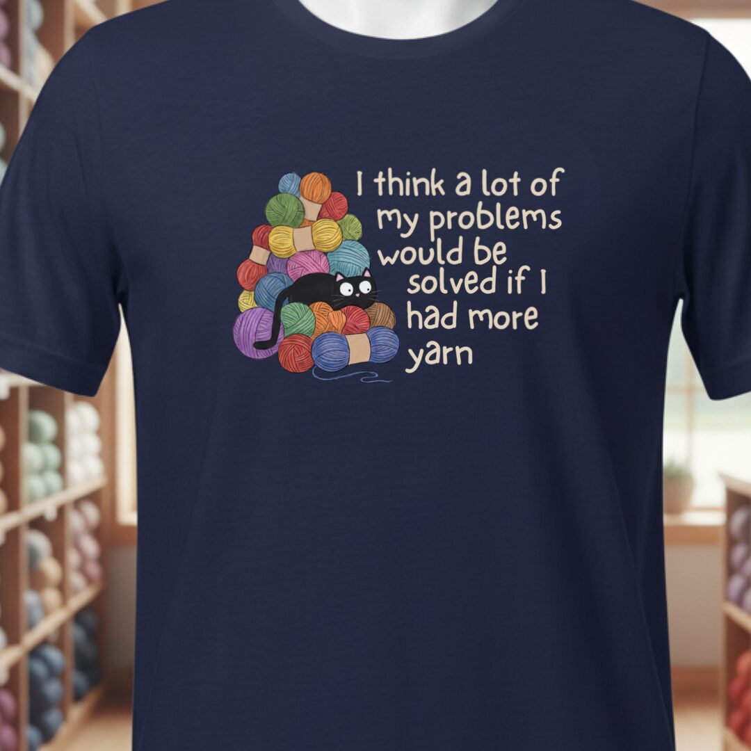 Problem Solved T-Shirt Navy t-shirt