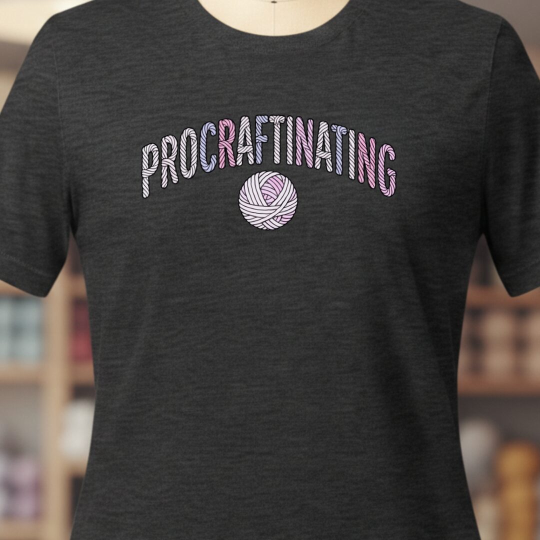 Procraftinating T-Shirt Dark Grey t-shirt