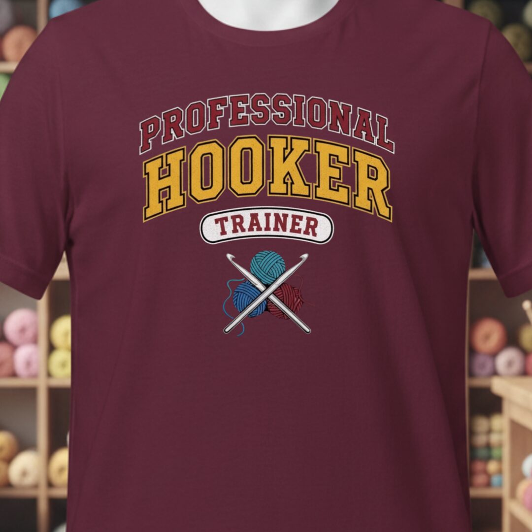 Professional Hooker T-Shirt Maroon t-shirt