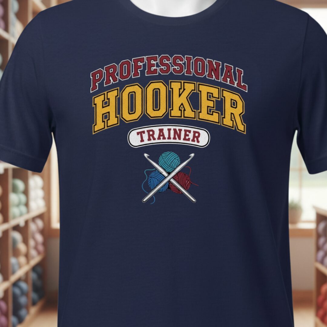 Professional Hooker T-Shirt Navy t-shirt