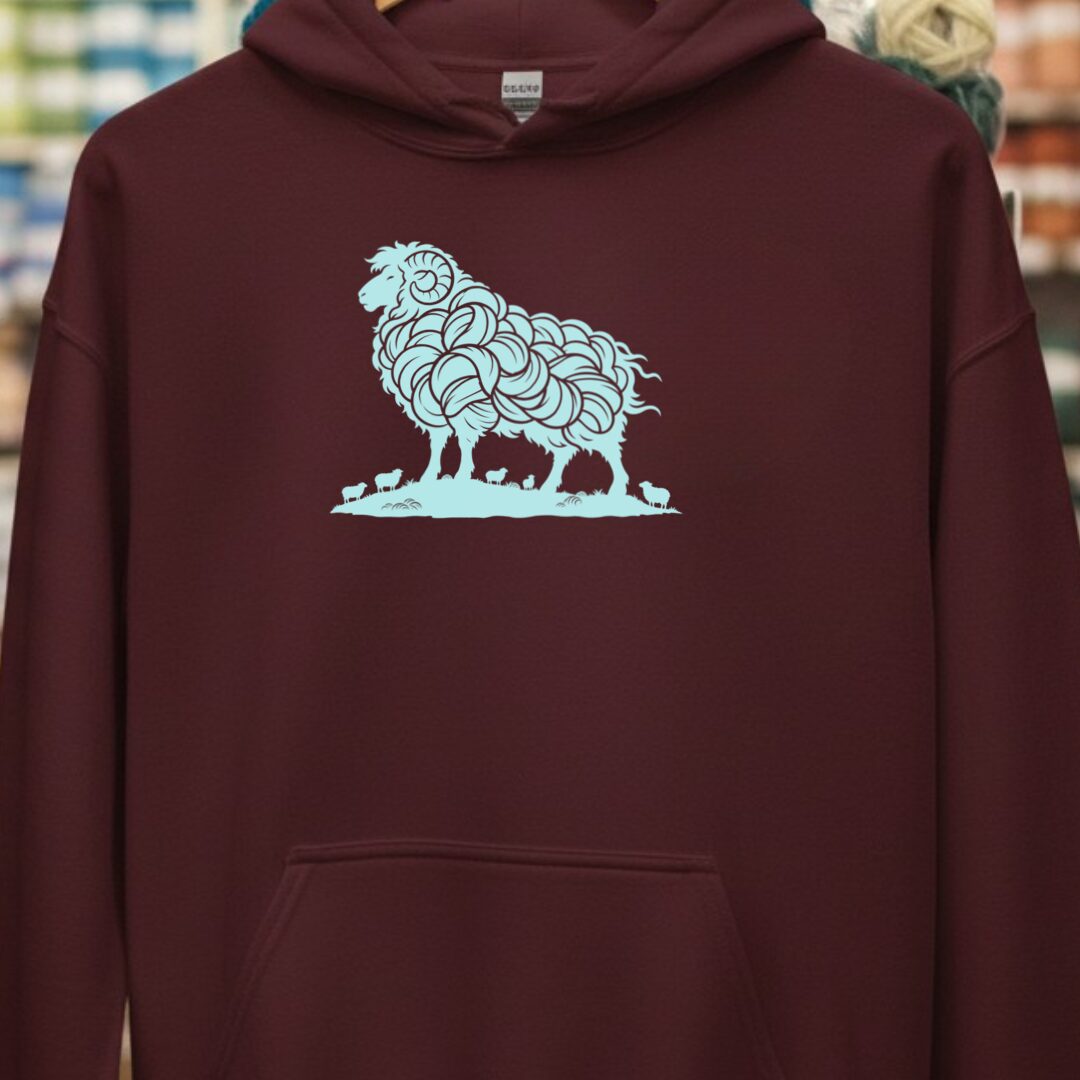 Proud Fleece Hoodie Maroon t-shirt
