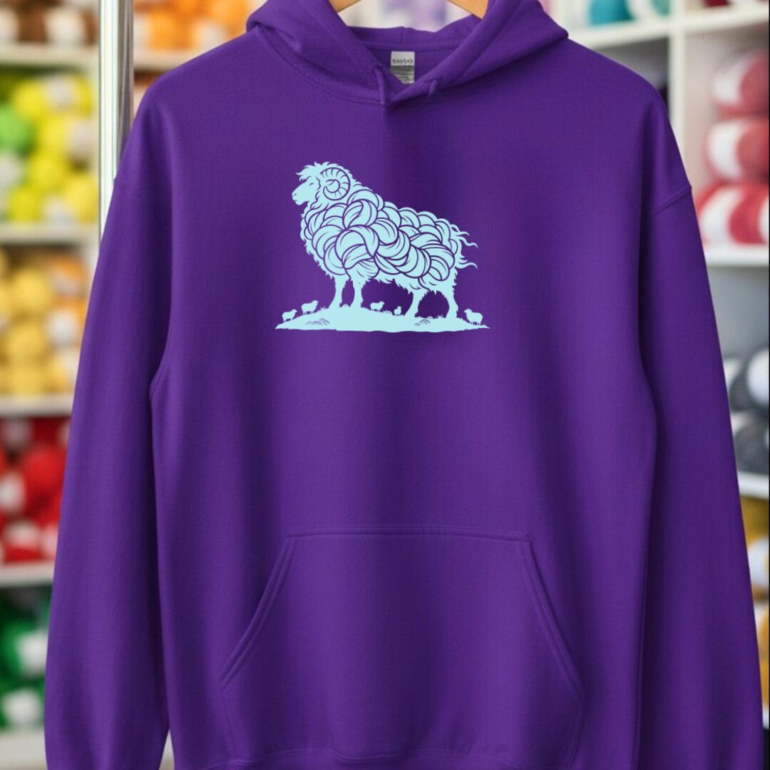 Proud Fleece Hoodie Purple t-shirt