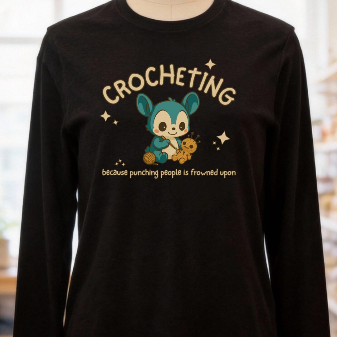 Punching People Is Frowned Upon Long Sleeve Tee Black Heather t-shirt