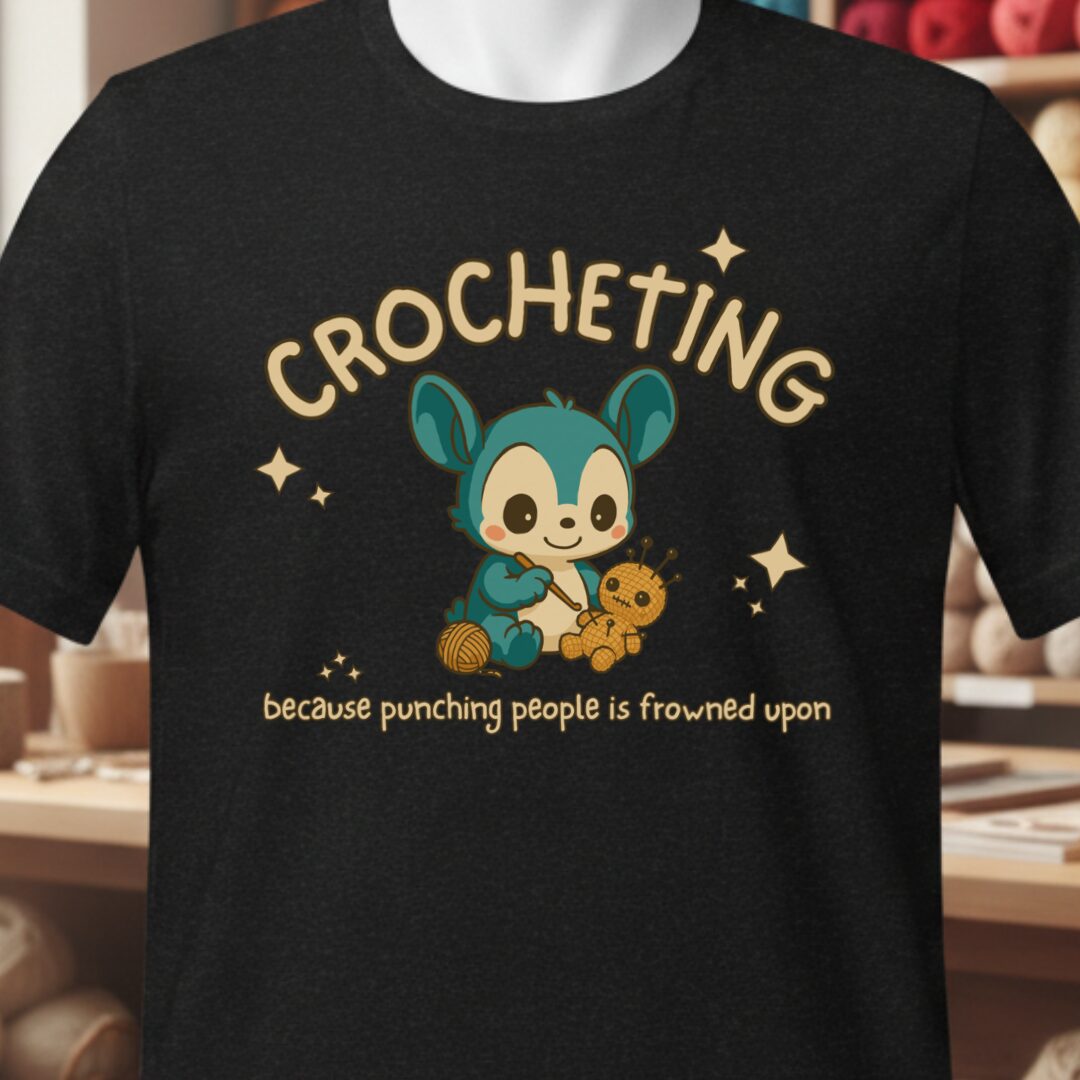 Punching People Is Frowned Upon T-Shirt Black t-shirt