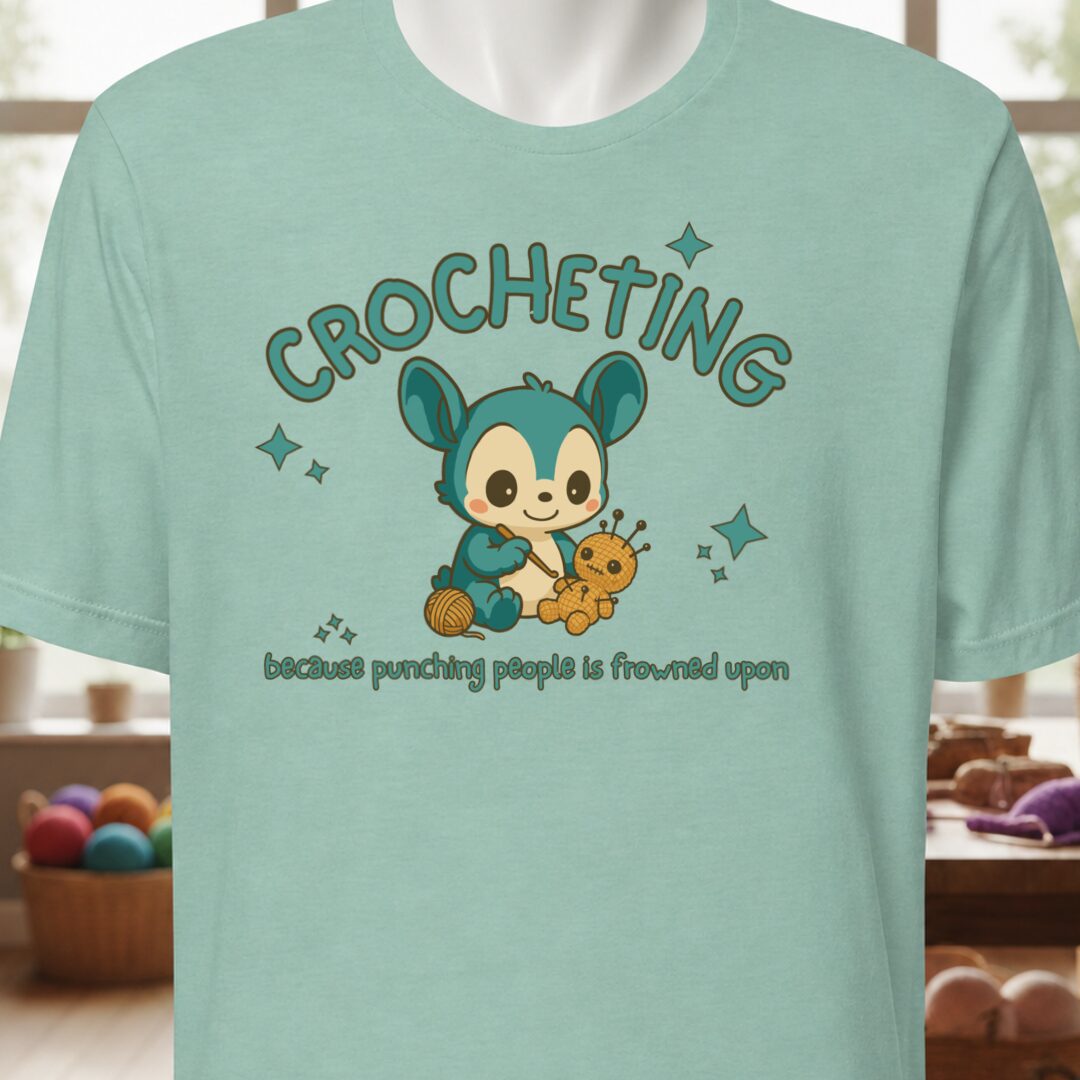 Punching People Is Frowned Upon T-Shirt Sea Breeze t-shirt