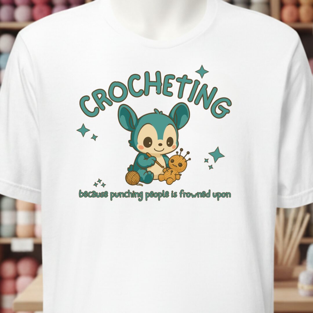 Punching People Is Frowned Upon T-Shirt White t-shirt
