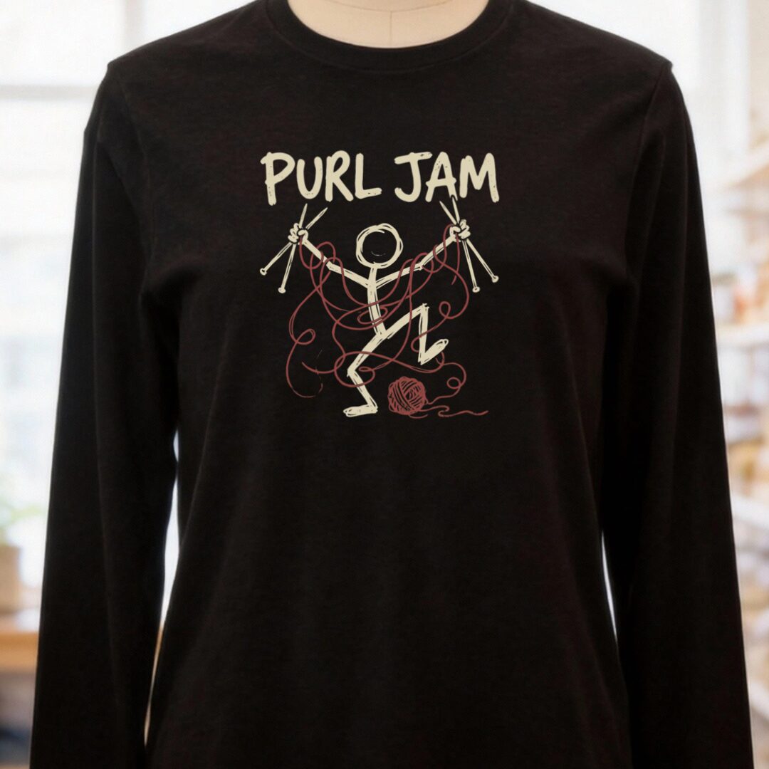 Purl Jam Long Sleeve Tee Black t-shirt