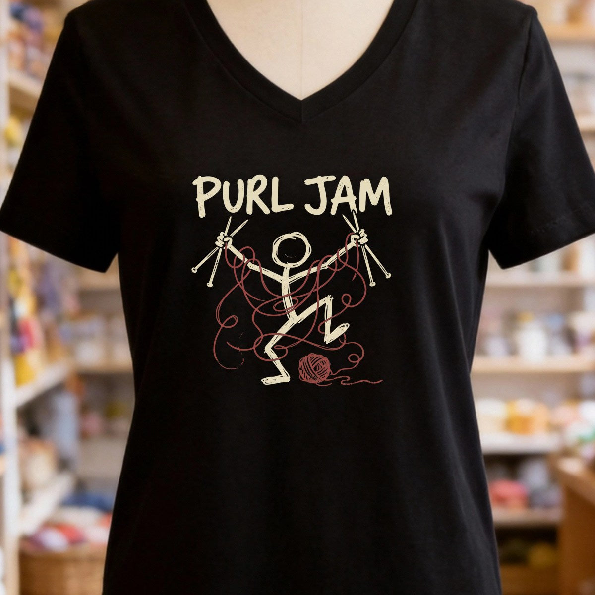 Purl Jam Black V Neck.jpg