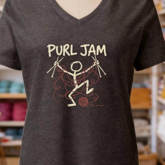 Purl Jam Dark Grey V Neck.jpg