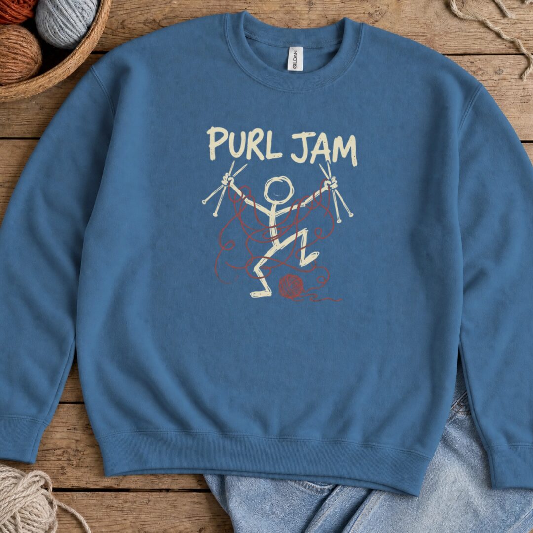 Purl Jam Sweatshirt Indigo Blue t-shirt