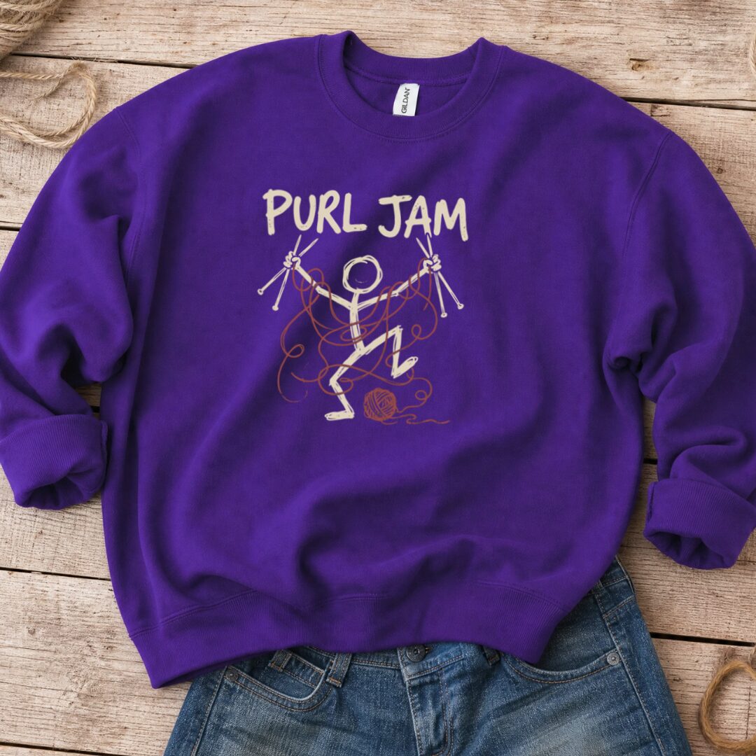 Purl Jam Sweatshirt Purple t-shirt