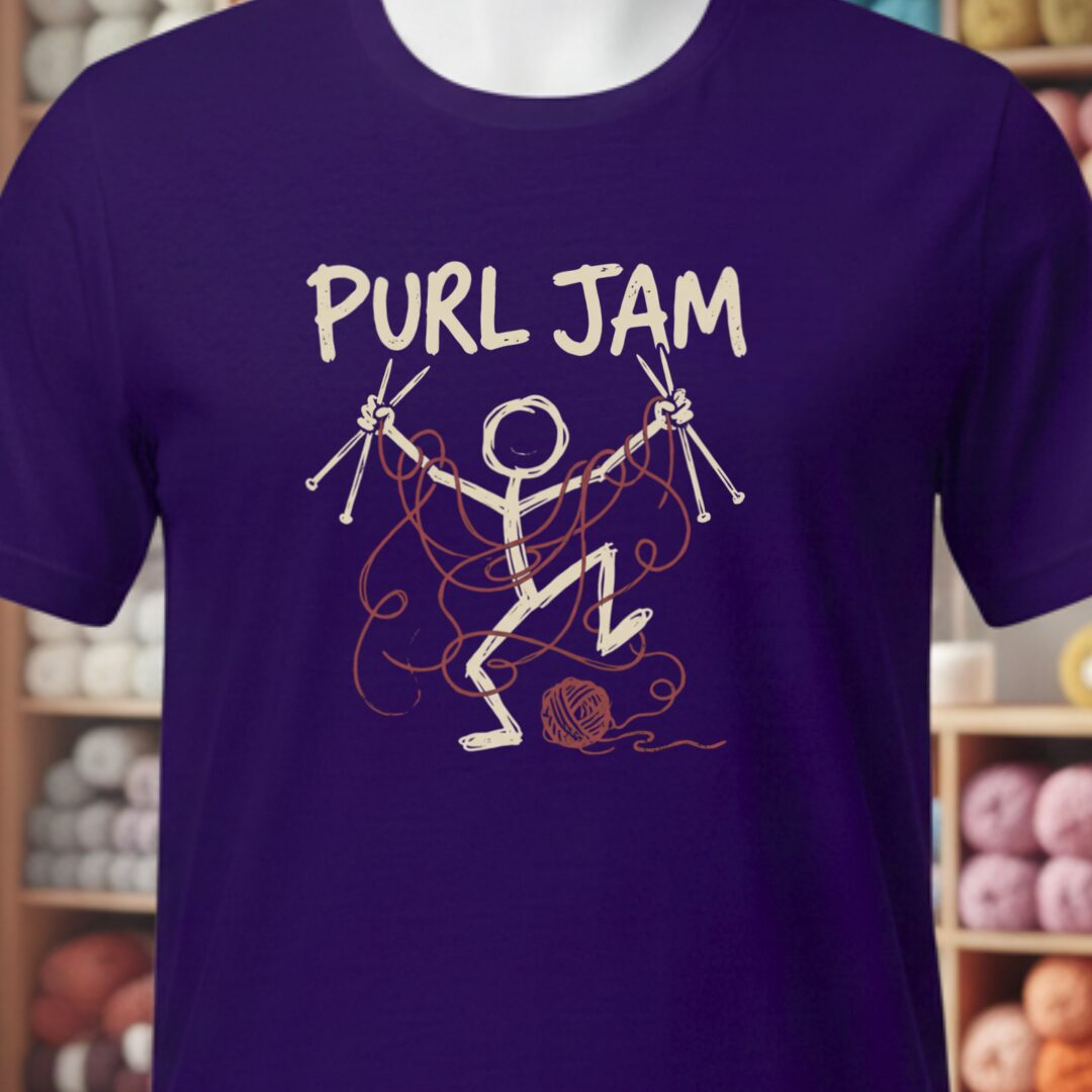 Purl Jam T-Shirt Purple t-shirt