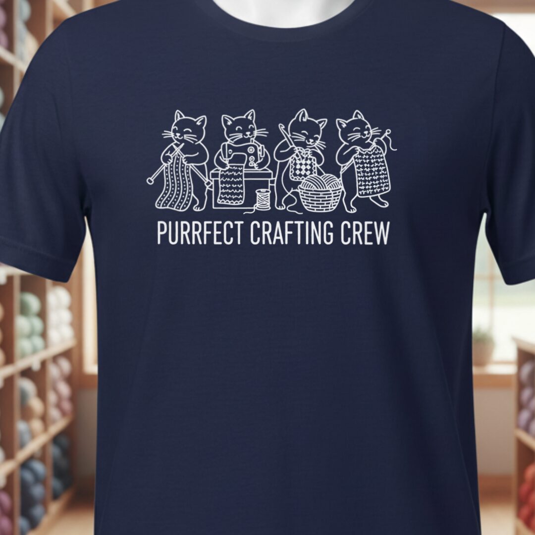 Purrfect T-Shirt Navy t-shirt