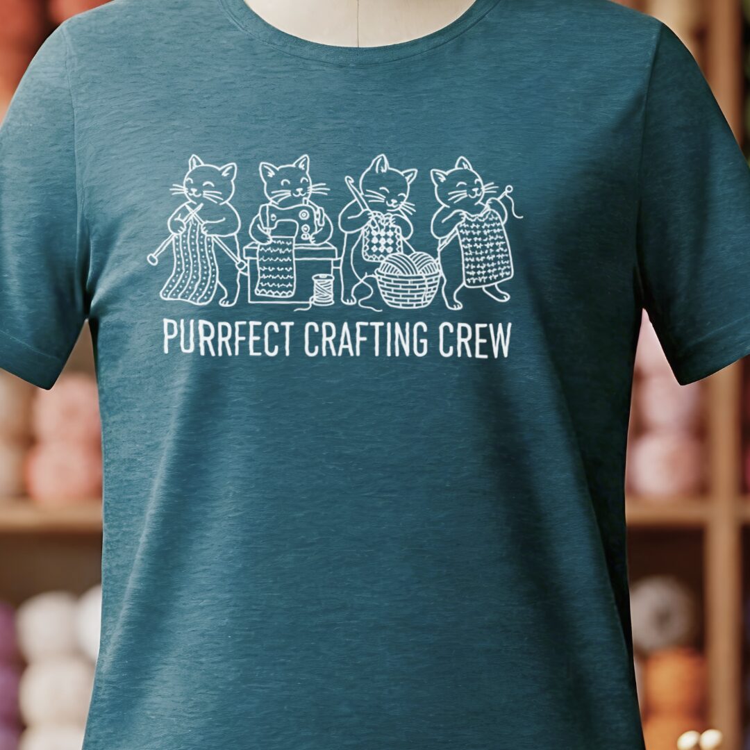 Purrfect T-Shirt Teal Blue t-shirt