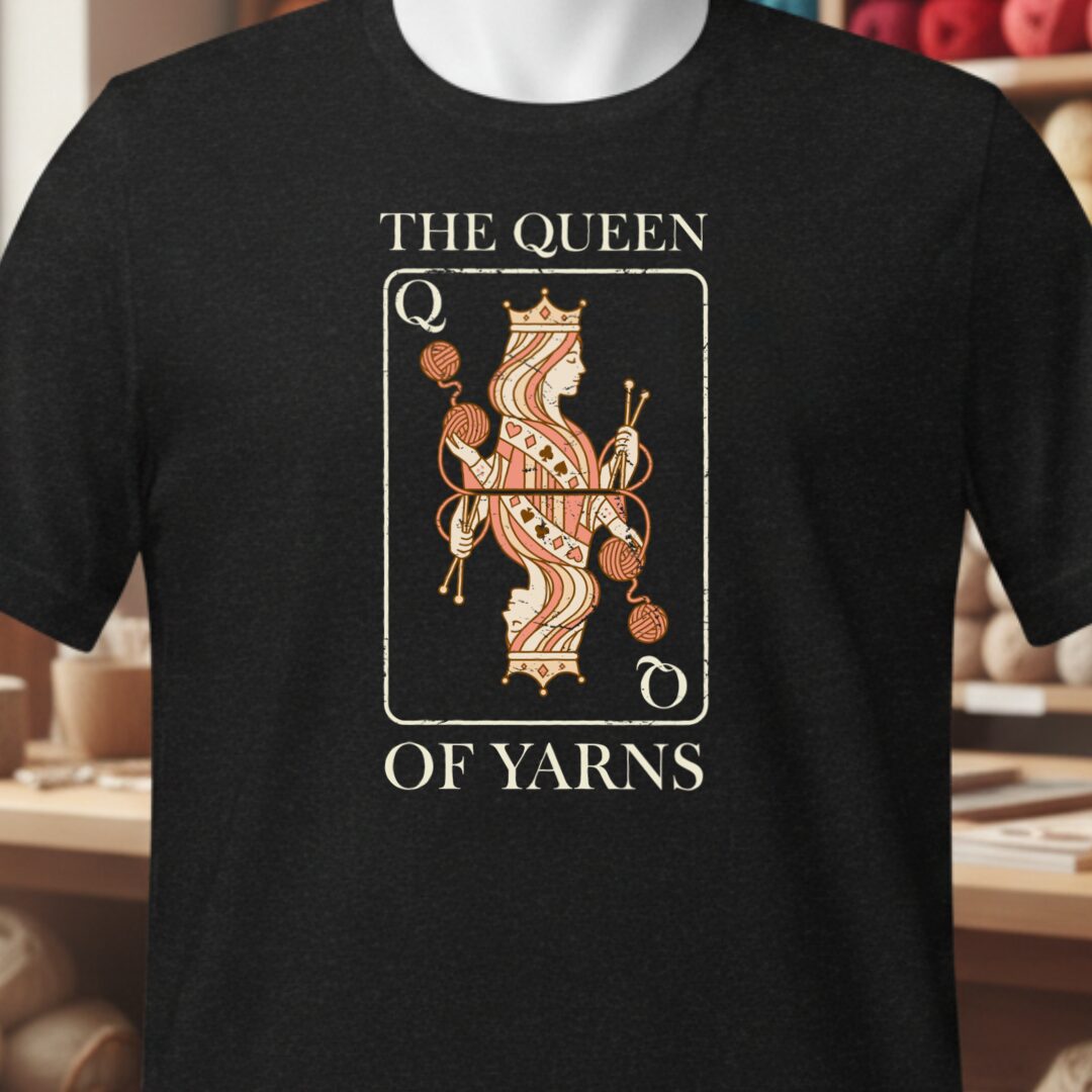 Queen Of Yarns T-Shirt Black t-shirt