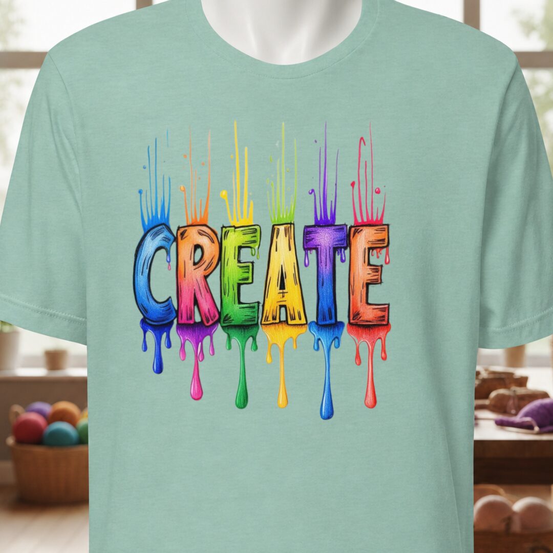 Rainbow Create T-Shirt Sea Breeze t-shirt