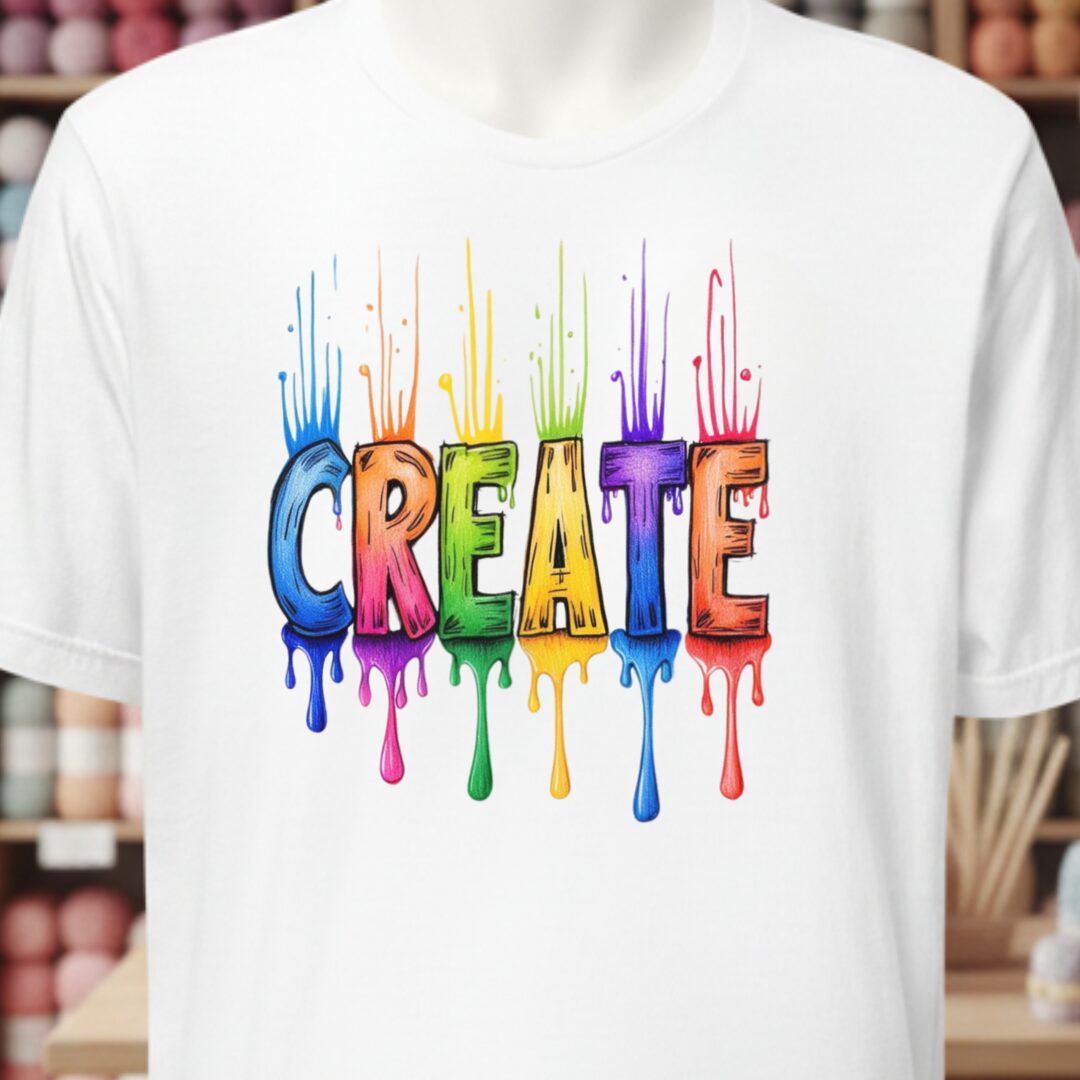 Rainbow Create T-Shirt White t-shirt
