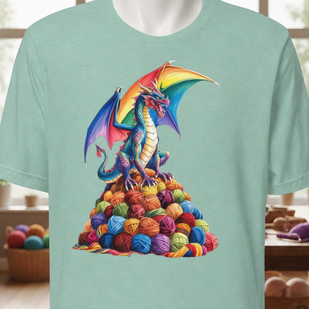 Rainbow Dragon T-Shirt Sea Breeze t-shirt