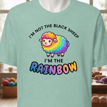Rainbow Sheep Sea Breeze T-Shirt.jpg