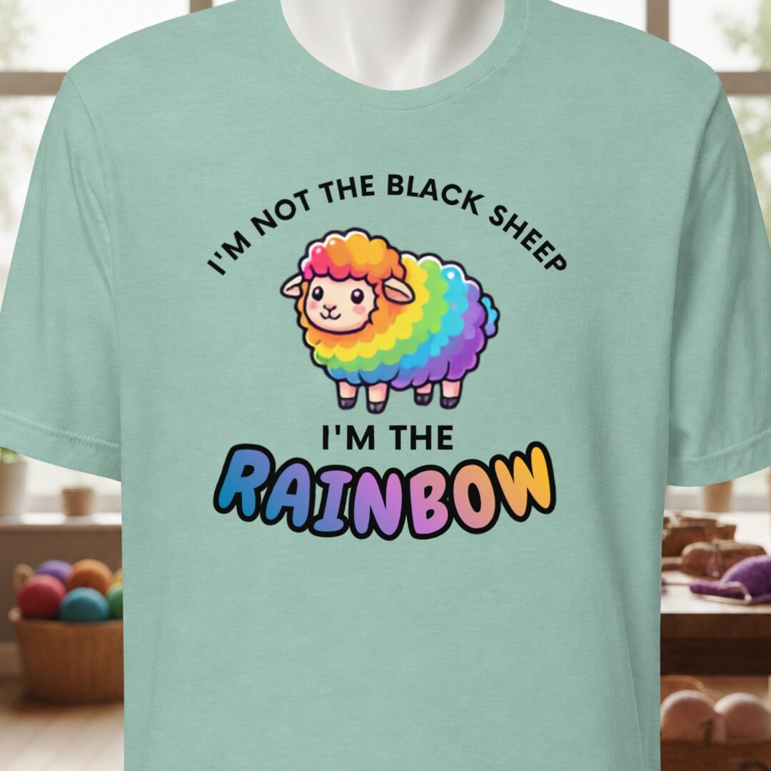 Rainbow Sheep T-Shirt Sea Breeze t-shirt