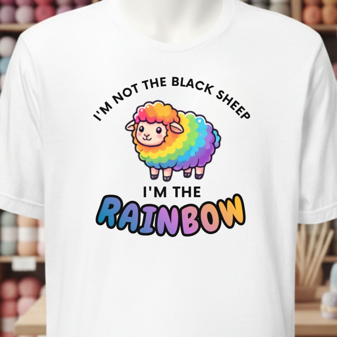 Rainbow Sheep T-Shirt White t-shirt