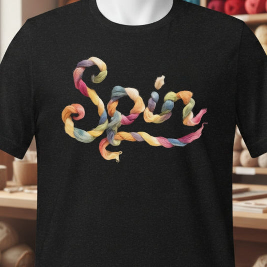 Rainbow Spin T-Shirt Black t-shirt
