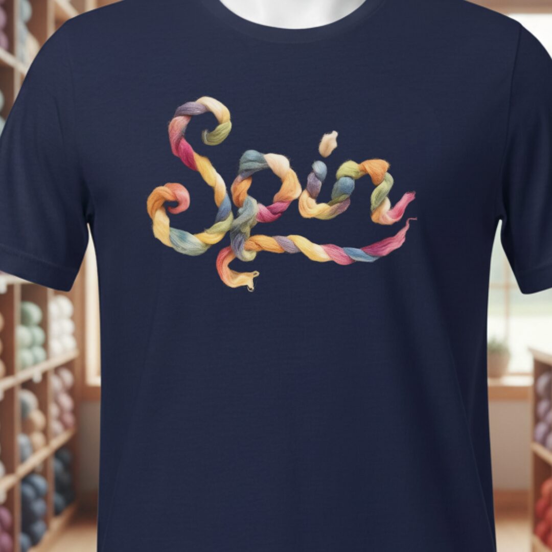 Rainbow Spin T-Shirt Navy t-shirt