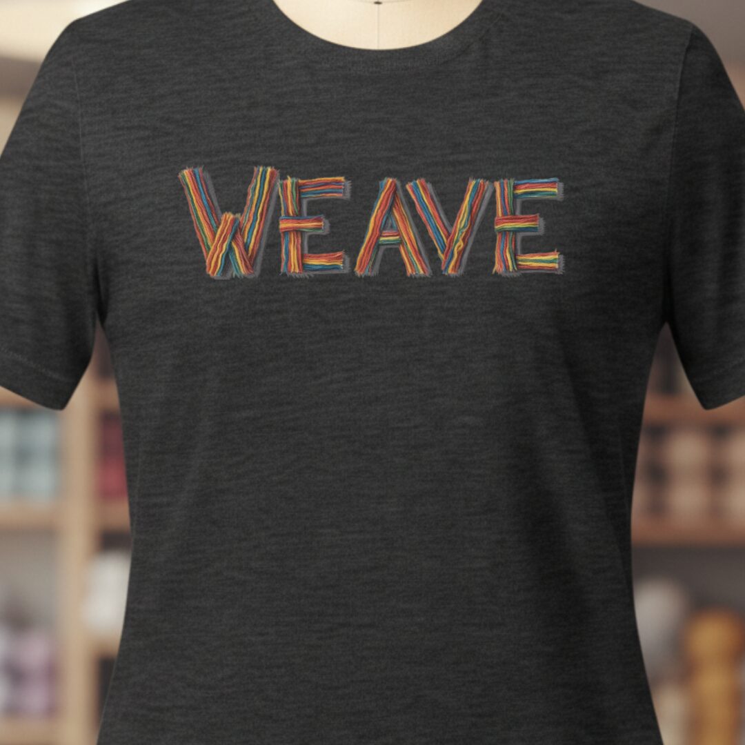Rainbow Weave T-Shirt Dark Grey t-shirt