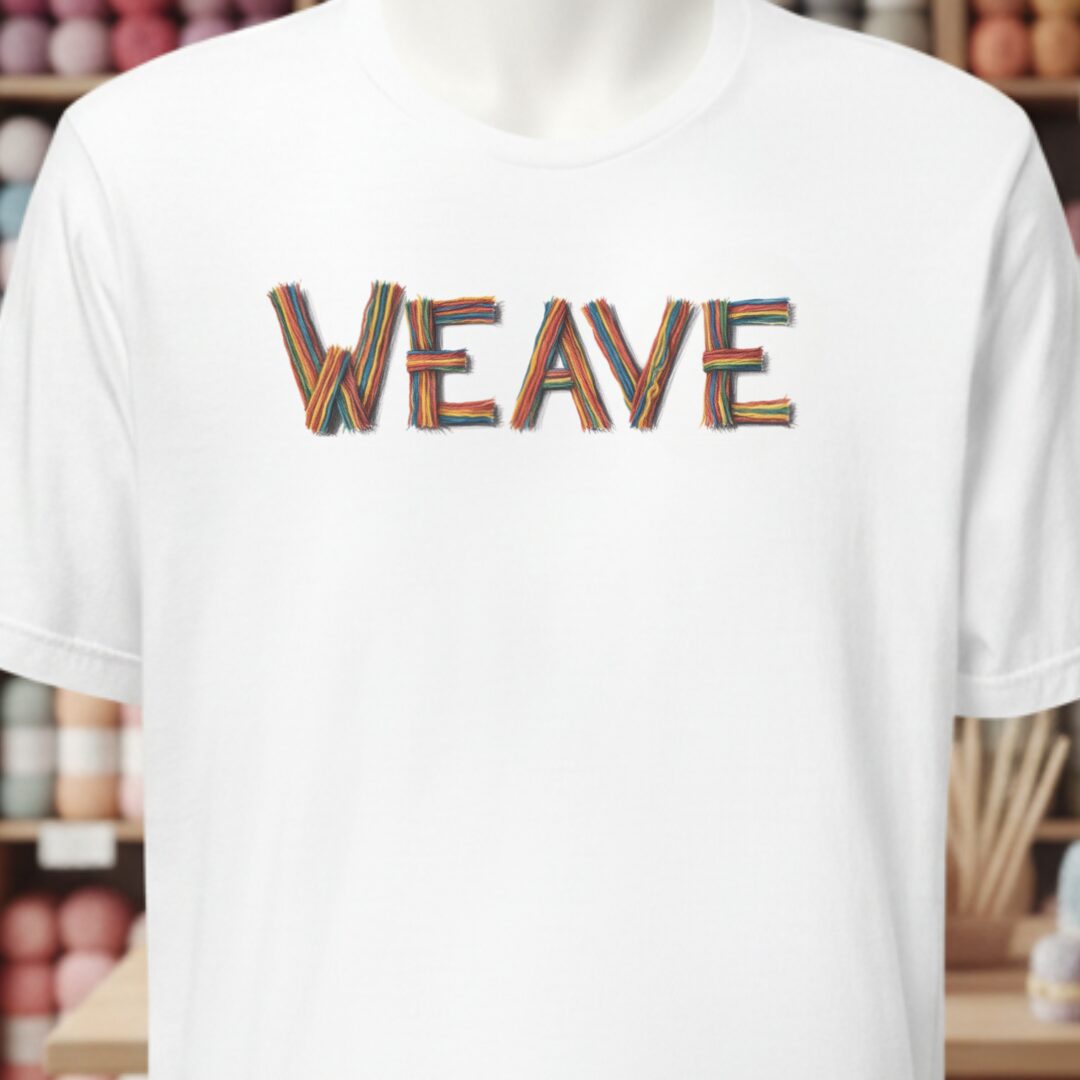 Rainbow Weave T-Shirt White t-shirt