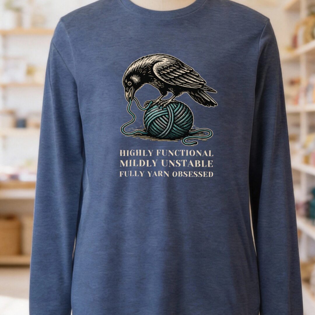 Raven Heather Navy Long Sleeve Tee.jpg