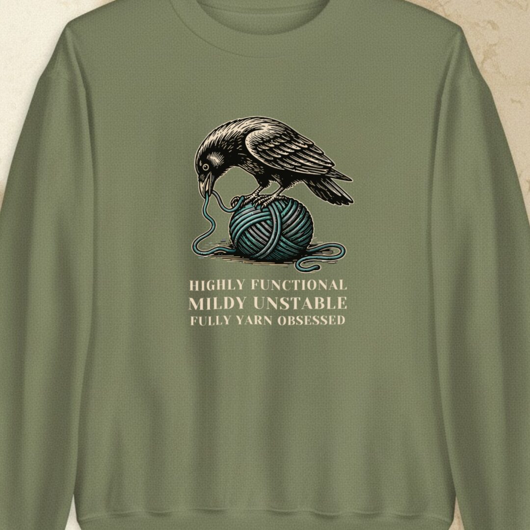 Raven Military Green Sweatshirt.jpg