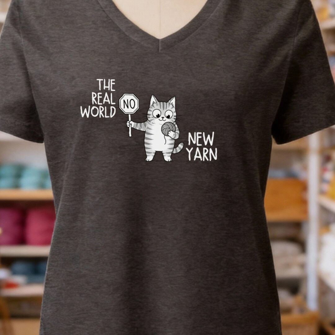 Real World V-Neck T-Shirt Dark Grey t-shirt