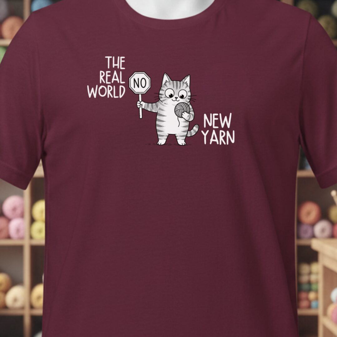 Real World T-Shirt Maroon t-shirt