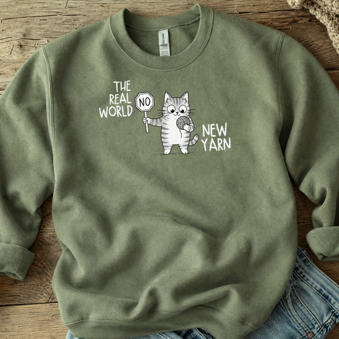 Real World Sweatshirt Military Green t-shirt