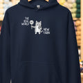 Real World Hoodie Navy t-shirt