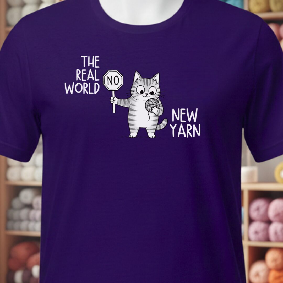 Real World T-Shirt Purple t-shirt