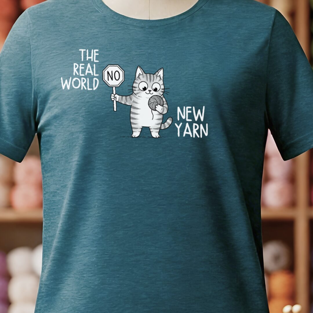 Real World T-Shirt Teal Blue t-shirt