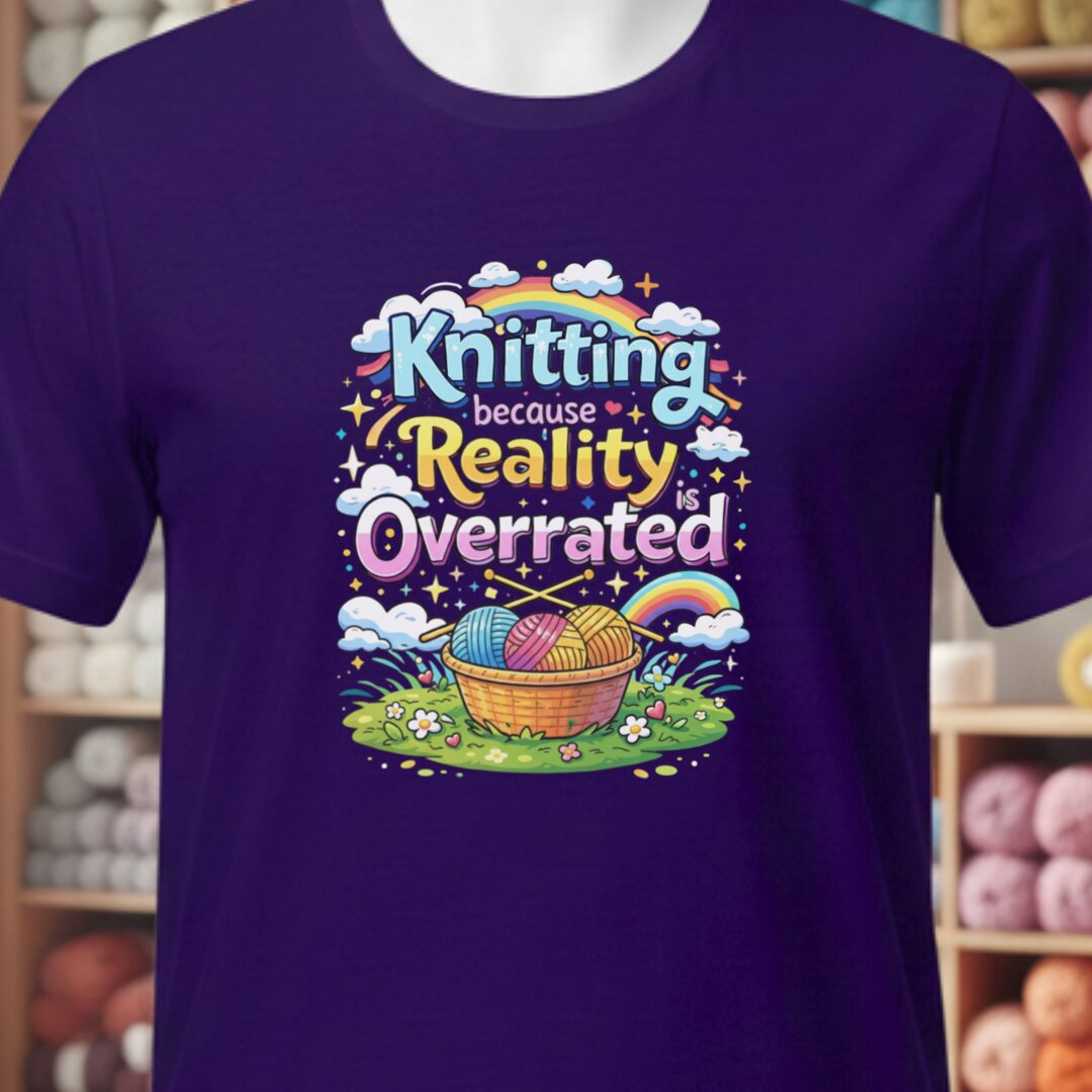 Reality is Overrated T-Shirt Purple t-shirt