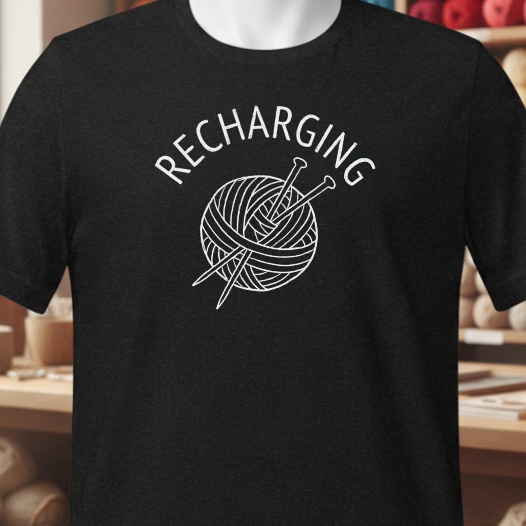 Recharging T-Shirt Black t-shirt