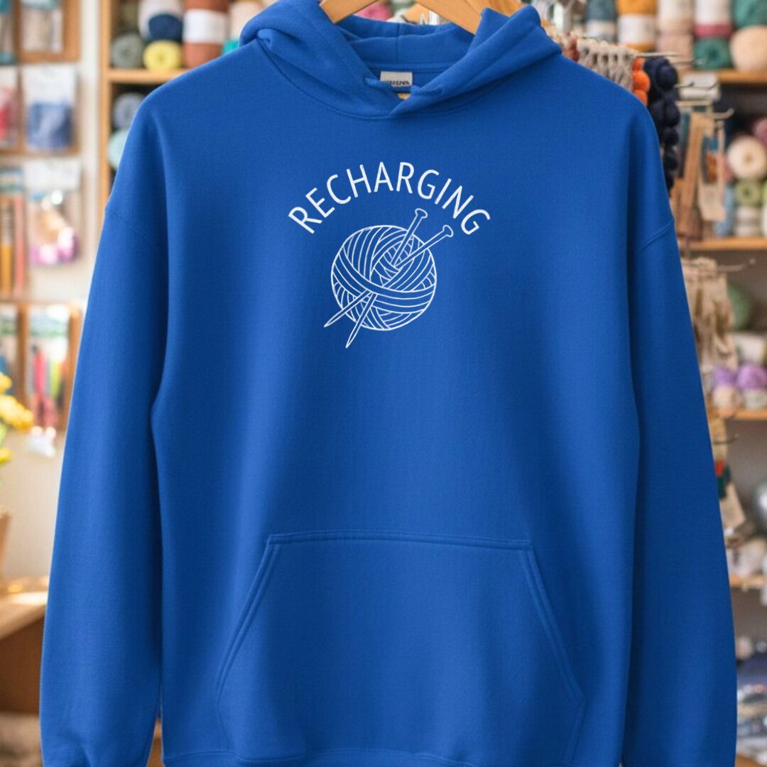 Recharging Hoodie Royal t-shirt