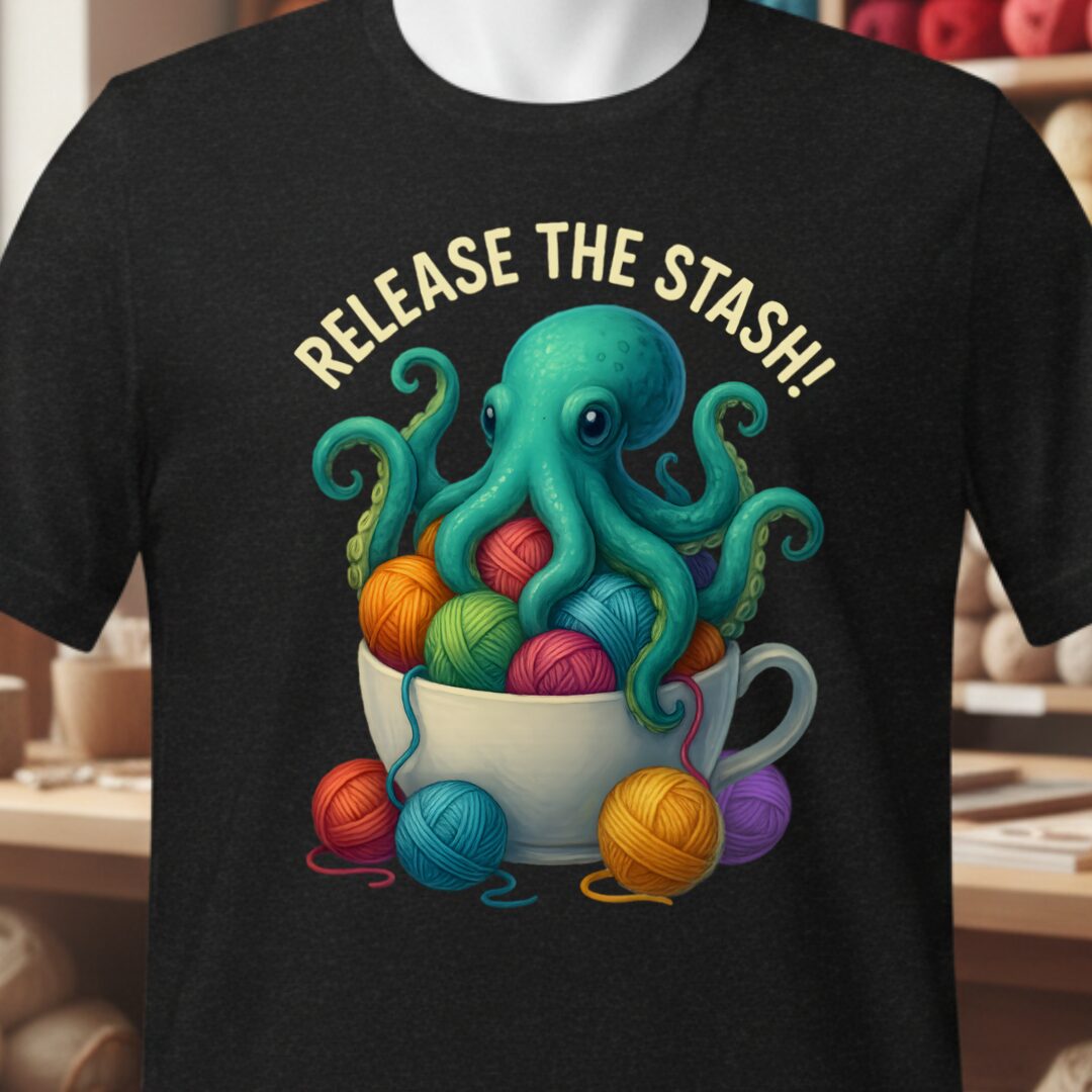 Release the Stash Kraken T-Shirt Black t-shirt